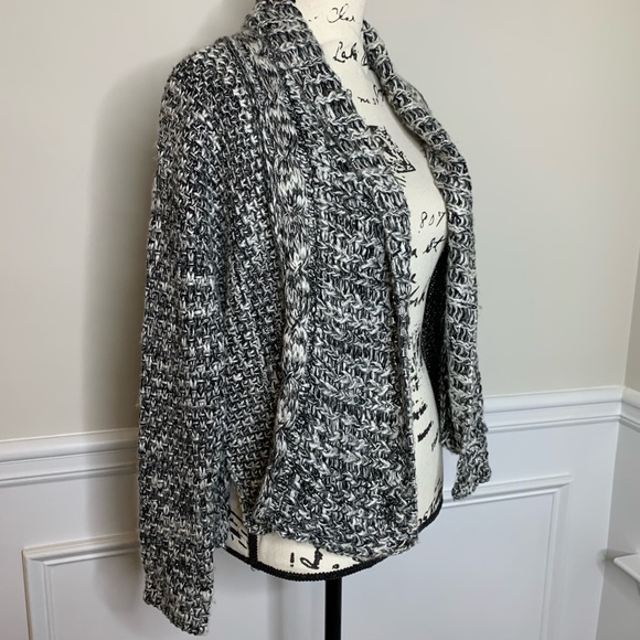 Anthropologie Moth gray marled open cardigan XS - Picture 2 of 6